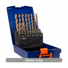 ROTEC HHS DRIEKANT SILVERLINE METAALBOREN SET 19-DLG 1-10MM ROTEC HHS DRIEKANT SILVERLINE METAALBOREN SET 19-DLG 1-10MM