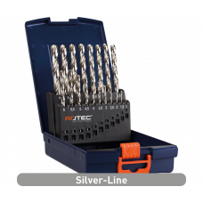 ROTEC HSS SILVERLINE METAALBOREN SET 19-DLG 1-10MM GESLEPEN ROTEC HSS SILVERLINE METAALBOREN SET 19-DLG 1-10MM GESLEPEN