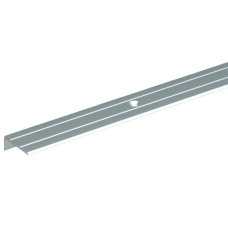 ALUMINIUM TRAPKANT ZILVER 1MTR 24,5X20X1,5MM ALUMINIUM TRAPKANT ZILVER 1MTR 24,5X20X1,5MM