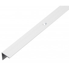 ALUMINIUM TRAPKANT ZILVER 1MTR 21X21X1,8MM ALUMINIUM TRAPKANT ZILVER 1MTR 21X21X1,8MM
