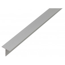 ALUMINIUM T-PROFIEL ZILVER 35X35X3MM 2MTR ALUMINIUM T-PROFIEL ZILVER 35X35X3MM 2MTR