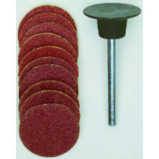 PROXXON 10X SCHUURSCHIJF 18MM +STIFT 28982 PROXXON 10X SCHUURSCHIJF 18MM +STIFT 28982