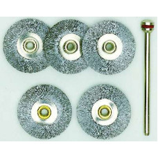 PROXXON 5X STAALDRAAD BORSTEL 22MM + HOUDER 28952 PROXXON 5X STAALDRAAD BORSTEL 22MM + HOUDER 28952