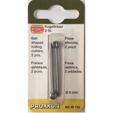 PROXXON 2X KOGELFREES 6MM 28725 PROXXON 2X KOGELFREES 6MM 28725
