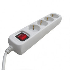 TAFELDOOS 4V +RA 5MTR SNOER WIT +SCHAKELAAR TAFELDOOS 4V +RA 5MTR SNOER WIT +SCHAKELAAR