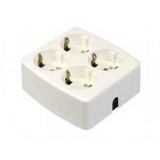 TAFELCONTACT DOOS 4-V + RA VIERKANT WIT TAFELCONTACT DOOS 4-V + RA VIERKANT WIT