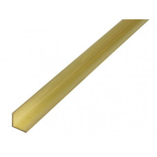 MESSING HOEK 20X20X1,5MM 1MTR MESSING HOEK 20X20X1,5MM 1MTR