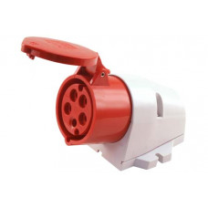 WANDKONTAKTDOOS 5-POLIG 16A 380V CEE WANDKONTAKTDOOS 5-POLIG 16A 380V CEE