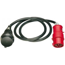 ADAPTERKABEL 1,5MTR ZWART H07RN-F 3G1,5 VAN 400V NAAR 230V ADAPTERKABEL 1,5MTR ZWART H07RN-F 3G1,5 VAN 400V NAAR 230V