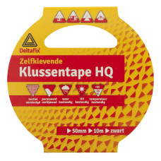 KLUSSENTAPE ZWART 50MM 10MTR KLUSSENTAPE ZWART 50MM 10MTR