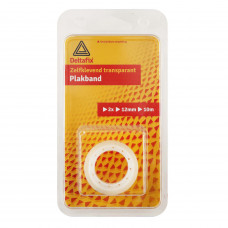 TRANSPARANT PLAKBAND TRANSPARANT 66MTR 12MM TRANSPARANT PLAKBAND TRANSPARANT 66MTR 12MM