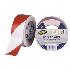 ZELFKLEVENDE MARKERINGSTAPE 50MM WIT/ROOD 33MTR ZELFKLEVENDE MARKERINGSTAPE 50MM WIT/ROOD 33MTR