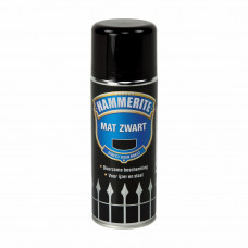 HAMMERITE METAALLAK MAT ZWART 400ML HAMMERITE METAALLAK MAT ZWART 400ML