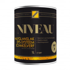NIVEAU EPS HALFGLANSLAK WIT/P 1LTR NIVEAU EPS HALFGLANSLAK WIT/P 1LTR