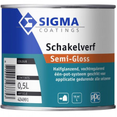 SIGMA SCHAKELVERF SEMIGLANS BASIS ZX / MENGVERF 0,395LTR SIGMA SCHAKELVERF SEMIGLANS BASIS ZX / MENGVERF 0,395LTR