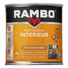 RAMBO INTERIEURLAK ZIJDEGLANS 803 PUUR EIKEN 250ML RAMBO INTERIEURLAK ZIJDEGLANS 803 PUUR EIKEN 250ML