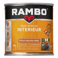 RAMBO INTERIEURLAK ZIJDEGLANS 806 PUUR KERSEN 250ML RAMBO INTERIEURLAK ZIJDEGLANS 806 PUUR KERSEN 250ML