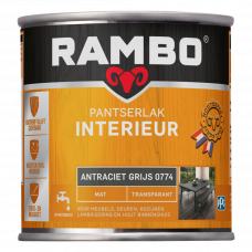 RAMBO INTERIEURLAK MAT 774 ANTRACIETGRIJS 250ML RAMBO INTERIEURLAK MAT 774 ANTRACIETGRIJS 250ML
