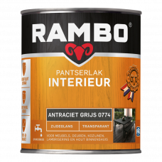 RAMBO INTERIEURLAK ZIJDEGLANS 774 ANTRACIETGRIJS 750ML RAMBO INTERIEURLAK ZIJDEGLANS 774 ANTRACIETGRIJS 750ML