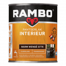 RAMBO INTERIEURLAK ZIJDEGLANS 776 WARM WENGE 750ML RAMBO INTERIEURLAK ZIJDEGLANS 776 WARM WENGE 750ML