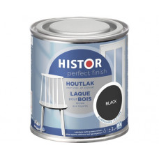 HISTOR HOUTLAK ZIJDEGLANS ZWART BLACK 250ML HISTOR HOUTLAK ZIJDEGLANS ZWART BLACK 250ML