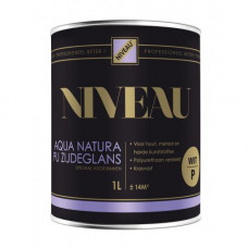 NIVEAU LAK AQUA NATURA PU ZIJDEGLANS (WIT/P) 1LTR NIVEAU LAK AQUA NATURA PU ZIJDEGLANS (WIT/P) 1LTR
