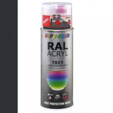 DUPLICOLOR ACRYL RAL 7021 ZWART GRIJS HOOGGLANS 400ML DUPLICOLOR ACRYL RAL 7021 ZWART GRIJS HOOGGLANS 400ML