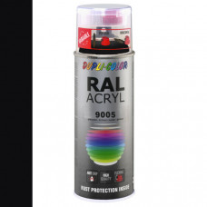 DUPLICOLOR ACRYL RAL 9005 DIEP ZWART HOOGGLANS 400ML DUPLICOLOR ACRYL RAL 9005 DIEP ZWART HOOGGLANS 400ML