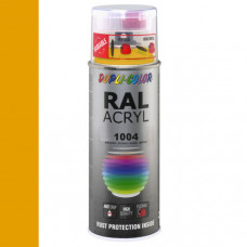 DUPLICOLOR ACRYL RAL 1004 GOUDGEEL HOOGGLANS 400ML DUPLICOLOR ACRYL RAL 1004 GOUDGEEL HOOGGLANS 400ML