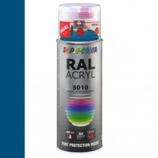 DUPLICOLOR ACRYL RAL 5010 ENZIAN BLAUW HOOGGLANS 400ML DUPLICOLOR ACRYL RAL 5010 ENZIAN BLAUW HOOGGLANS 400ML