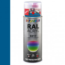 DUPLICOLOR ACRYL RAL 5017 VERKEERS BLAUW HOOGGLANS 400ML DUPLICOLOR ACRYL RAL 5017 VERKEERS BLAUW HOOGGLANS 400ML