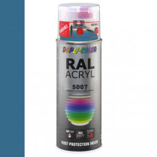 DUPLICOLOR ACRYL RAL 5007 BRILJANT BLAUW HOOGGLANS 400ML DUPLICOLOR ACRYL RAL 5007 BRILJANT BLAUW HOOGGLANS 400ML