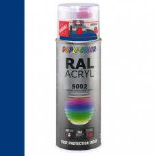 DUPLICOLOR ACRYL RAL 5002 ULTRAMARIJN BLAUW HOOGGLANS 400ML DUPLICOLOR ACRYL RAL 5002 ULTRAMARIJN BLAUW HOOGGLANS 400ML