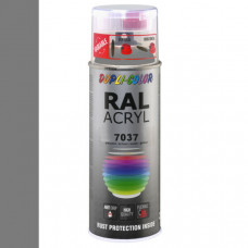DUPLICOLOR ACRYL RAL 7037 STOF GRIJS HOOGGLANS 400ML DUPLICOLOR ACRYL RAL 7037 STOF GRIJS HOOGGLANS 400ML