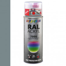 DUPLICOLOR ACRYL RAL 7000 EEKHOORN GRIJS HOOGGLANS 400ML DUPLICOLOR ACRYL RAL 7000 EEKHOORN GRIJS HOOGGLANS 400ML