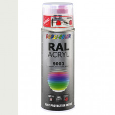 DUPLICOLOR ACRYL RAL 9003 SIGNAAL WIT HOOGGLANS 400ML DUPLICOLOR ACRYL RAL 9003 SIGNAAL WIT HOOGGLANS 400ML