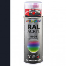 DUPLICOLOR ACRYL RAL 5004 BLAUWZWART HOOGGLANS 400ML DUPLICOLOR ACRYL RAL 5004 BLAUWZWART HOOGGLANS 400ML