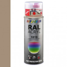 DUPLICOLOR ACRYL RAL 1019 GRIJSBEIGE HOOGGLANS 400ML DUPLICOLOR ACRYL RAL 1019 GRIJSBEIGE HOOGGLANS 400ML