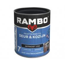 RAMBO BEITS DEUR & KOZIJN ZIJDEGLANS DEKKEND 1216 ANTRACIET 750ML RAMBO BEITS DEUR & KOZIJN ZIJDEGLANS DEKKEND 1216 ANTRACIET 750ML