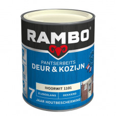 RAMBO BEITS DEUR & KOZIJN ZIJDEGLANS DEKKEND 1101 IVOORWIT 750ML