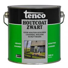 TENCO HOUTCOAT TEERVRIJ ZWART 2,5LTR TENCO HOUTCOAT TEERVRIJ ZWART 2,5LTR