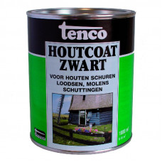 TENCO HOUTCOAT TEERVRIJ ZWART 1LTR