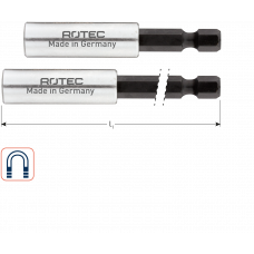 ROTEC MAGNETISCHE BITHOUDER 60MM MET C-RING ROTEC MAGNETISCHE BITHOUDER 60MM MET C-RING