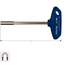 ROTEC T-SLEUTEL L=125MM TBV 1/4 BITS ROTEC T-SLEUTEL L=125MM TBV 1/4 BITS