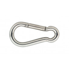 KARABIJNHAAK 60X6MM RVS KARABIJNHAAK 60X6MM RVS