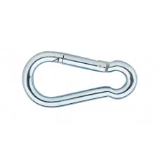 KARABIJNHAAK 160X13MM VERZINKT