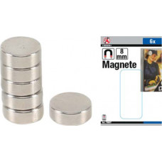 6-DLG MAGNEET SET EXTRA STERK Ø 8MM 6-DLG MAGNEET SET EXTRA STERK Ø 8MM