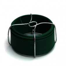 ROL 50MTR BINDDRAAD NR.10/ø 1,5 STAAL GROEN GEPLAST. ROL 50MTR BINDDRAAD NR.10/ø 1,5 STAAL GROEN GEPLAST.