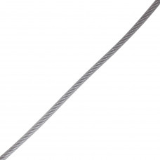 STAALKABEL 5MM (6X7+1T) VERZINKT +PLASTIC 6,5MM (ROL=60MTR) STAALKABEL 5MM (6X7+1T) VERZINKT +PLASTIC 6,5MM (ROL=60MTR)