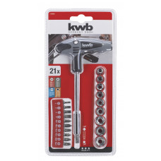 KWB T-GREEP SCHROEF SET 12-DLG KWB T-GREEP SCHROEF SET 12-DLG